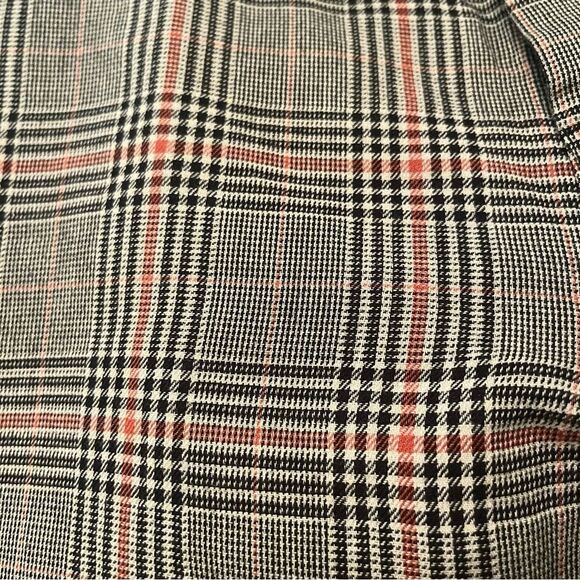 R13 Women's Plaid Cropped Pants with Leopard Belt - Picture 11 of 13